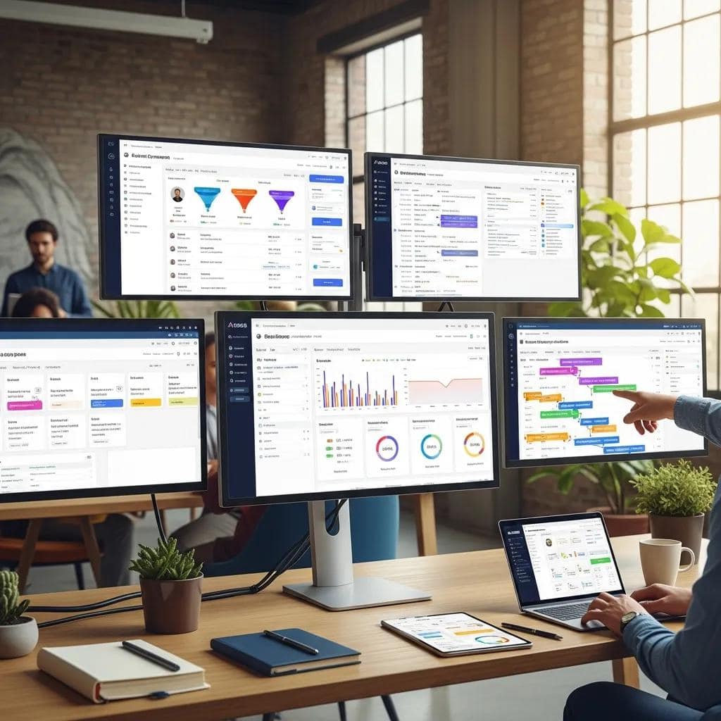 Dashboards and automation tools used by fractional RevOps teams