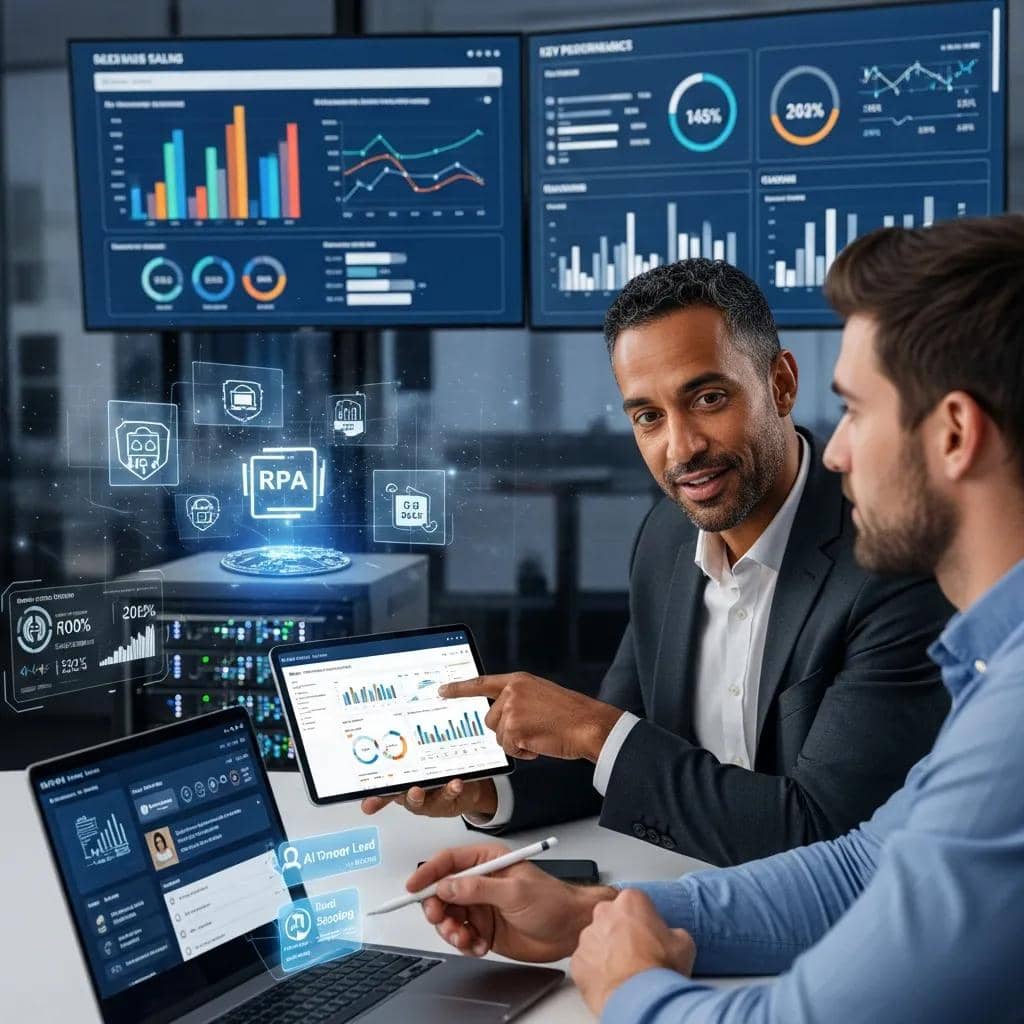 Sales coach providing feedback using digital tools in an automated environment